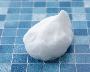 お手入れしやすい素材で清潔感をキープ。水垢が付きにくい素材でお掃除が簡単に。